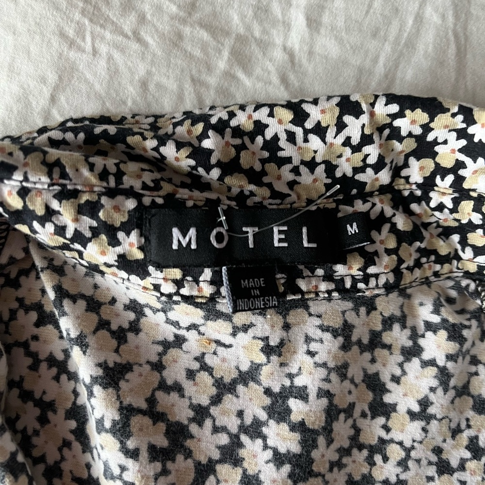 MOTEL ROCKS Collared Shirt Dress - Picture 2 of 4